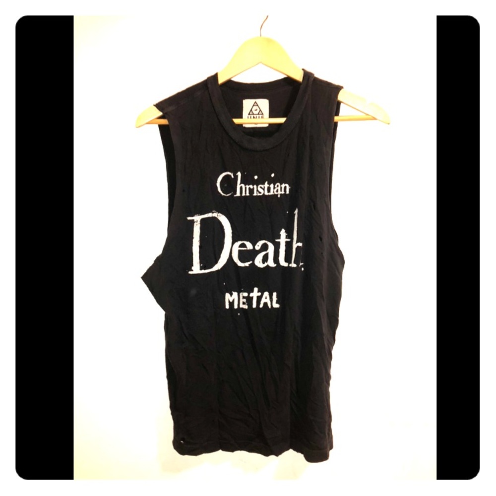 UNIF Christian Death Metal muscle tank
